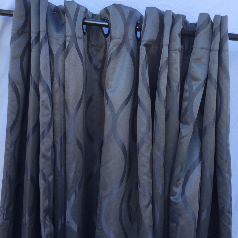 CURTAINS OR SHOWER CURTAIN COVER